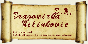 Dragomirka Milinković vizit kartica